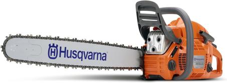 Husqvarna 460 Rancher Gas Powered Chainsaw, 60.3-cc 3.6-HP, 2-Cycle X-Torq Engine, 24 Inch Chainsaw with Automatic Adjustable Oil Pump, For Wood Cutting, Tree Trimming and Land Clearing