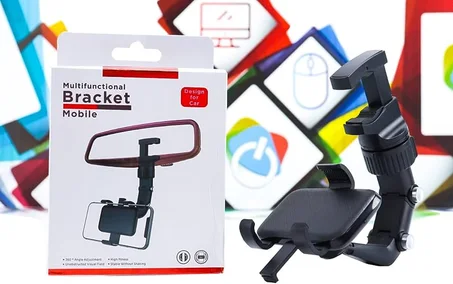 Support de téléphone universel rotatif et rétractable à 360 Degrés