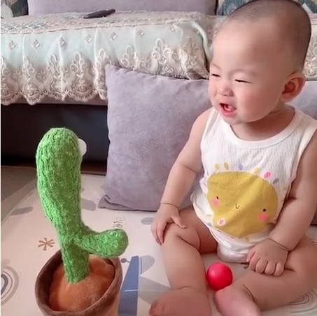 FUNNY TALK-BACK DANCING CACTUS