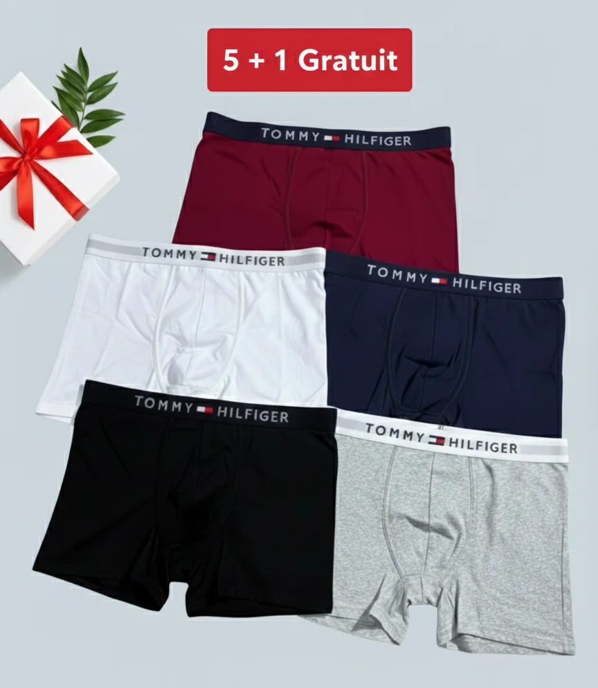 Pack Tommy Hilfiger 5 + 1 Gratuit