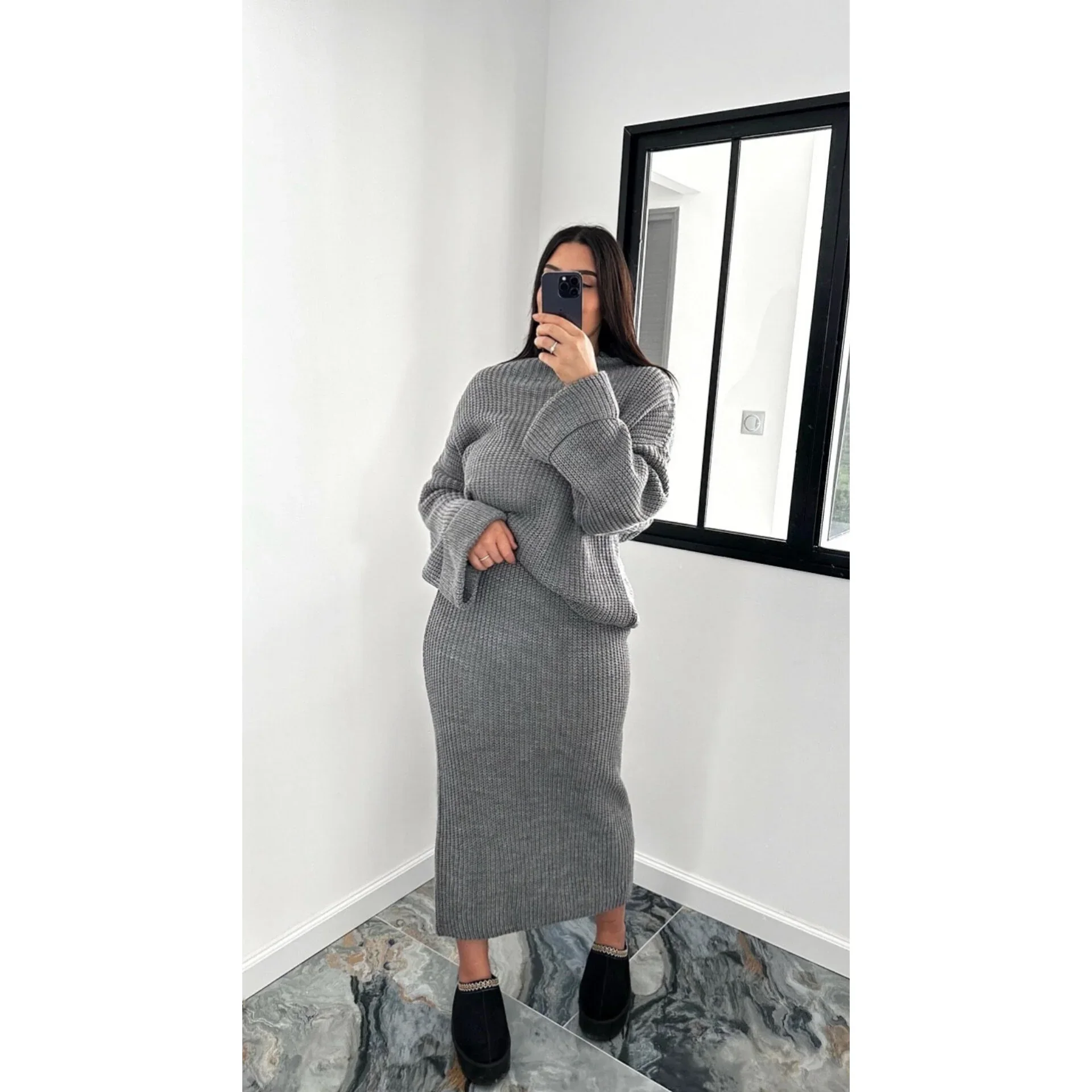 Ensemble 2 Pièces Perla Jupe et Tricot