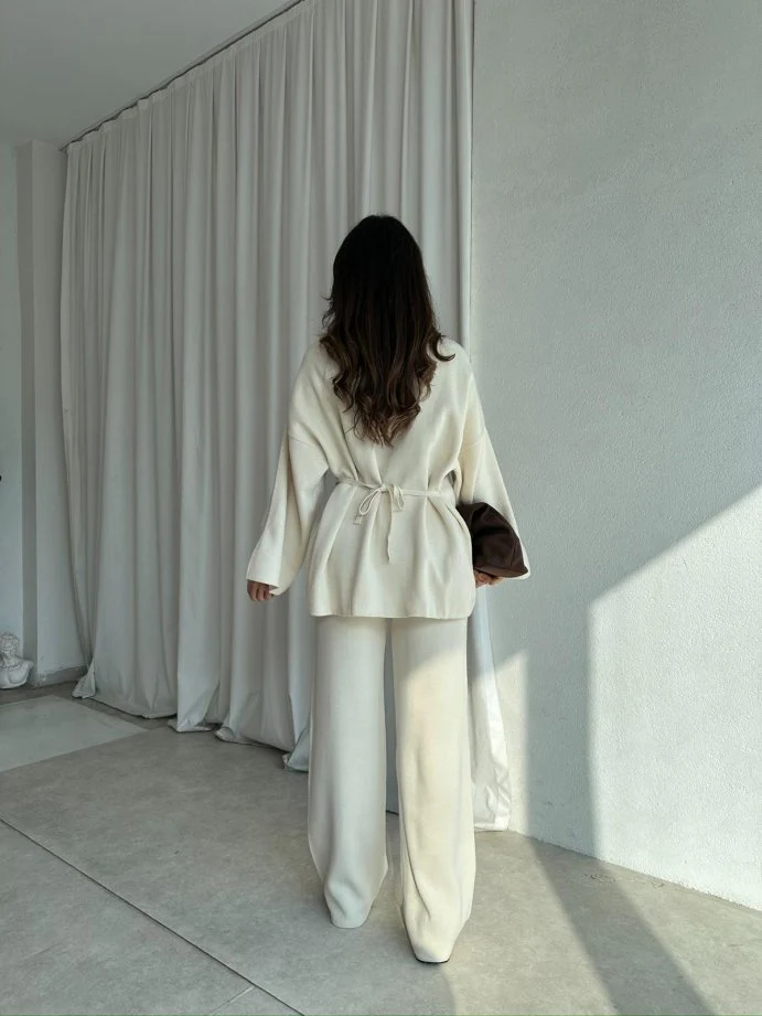 ENSEMBLE TRICOT  CÔTELÉ