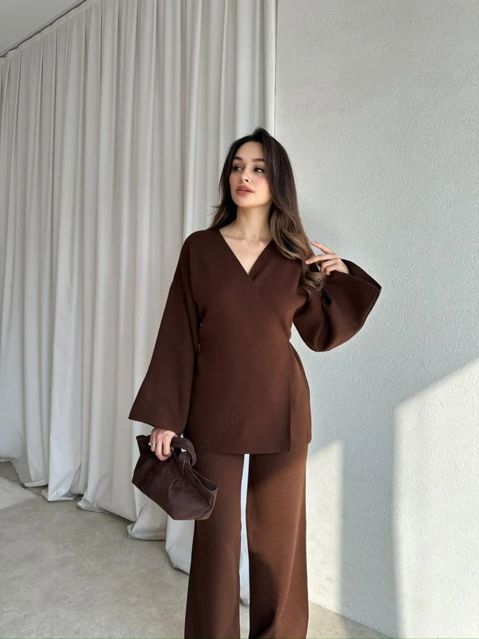 ENSEMBLE TRICOT  CÔTELÉ