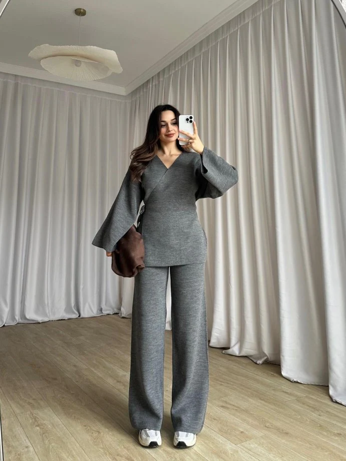 ENSEMBLE TRICOT  CÔTELÉ