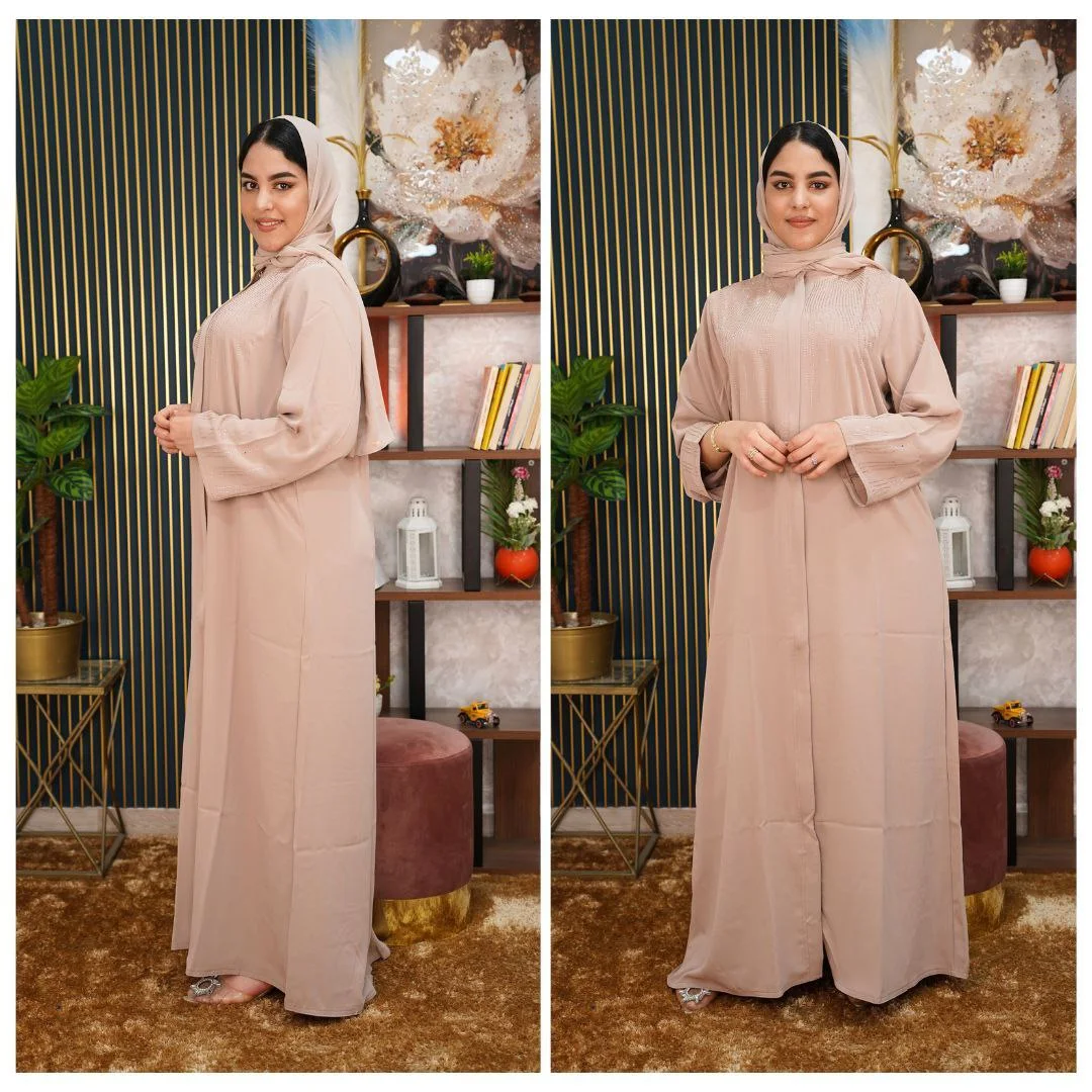 ✨ عباية نور إماراتية بالفولار بتفاصيل فاخرة ✨