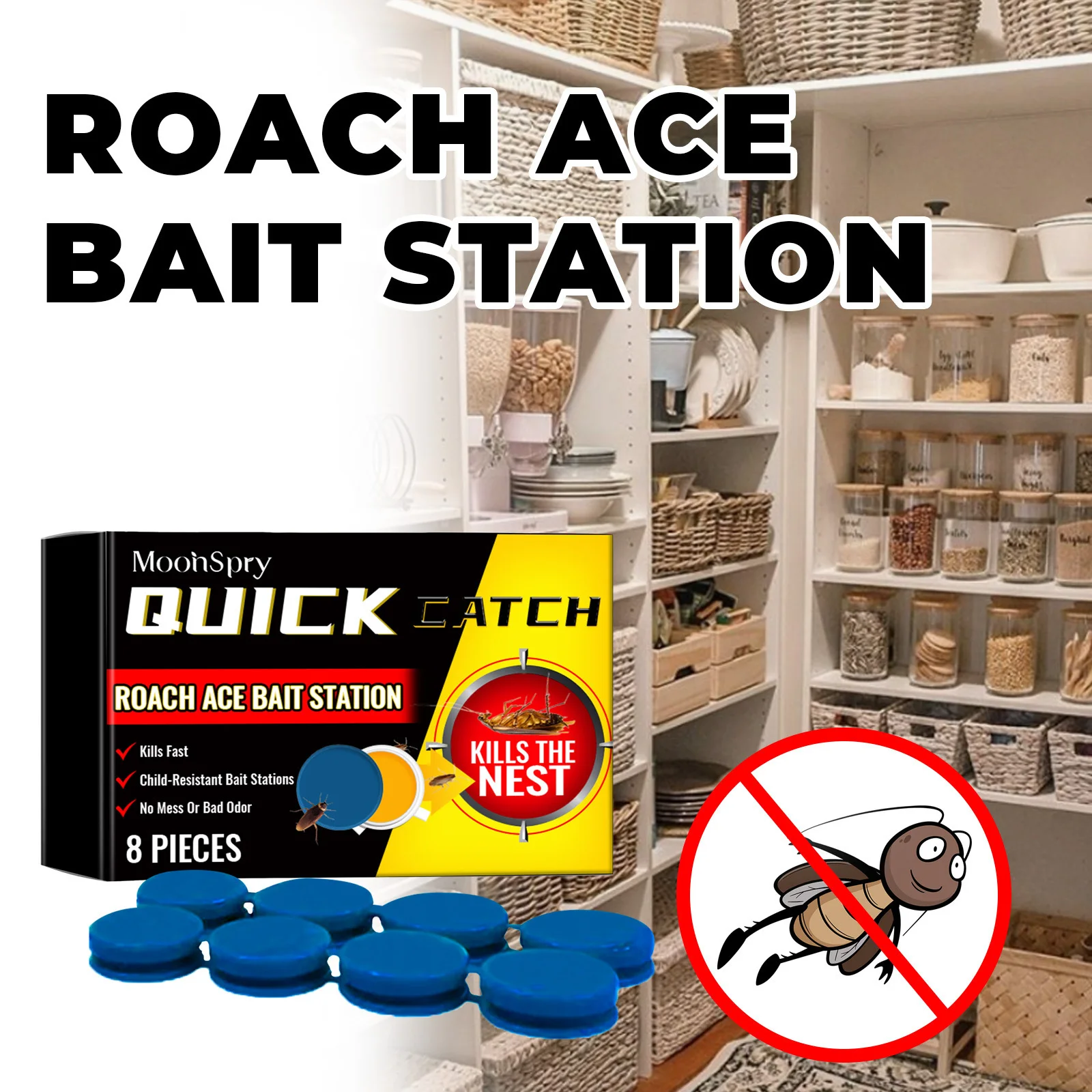 Easy to place bait station