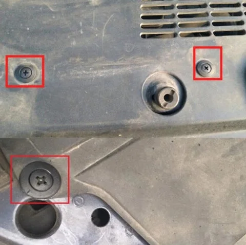 Fixation de garde-boue et pare-chocs