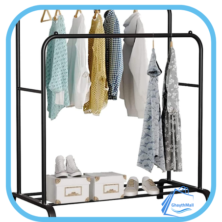 رف معطف مزدوج  لتخزين الملابس