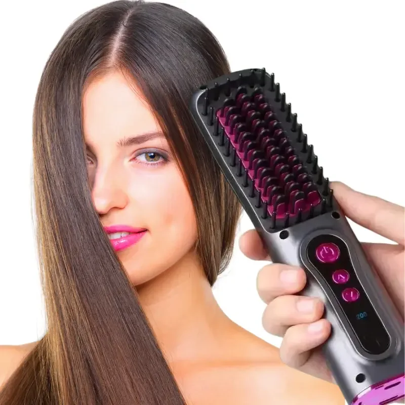 مشط فرد الشعر اللاسلكي