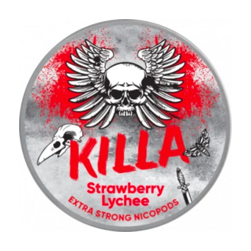 Strawberry Lychee Nicotine Pouches by Killa