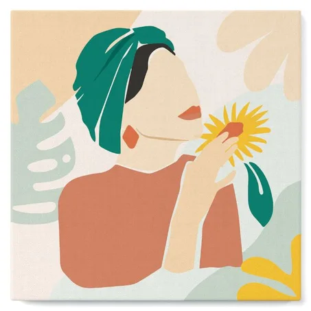 Femme au turban vert