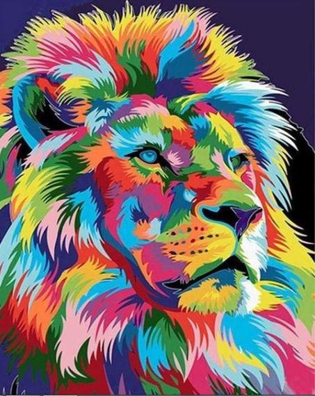 Lion Pop art
