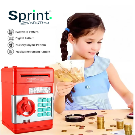 SprintBox™ - Tirelire électronique avec mot de passe pour enfants - CA