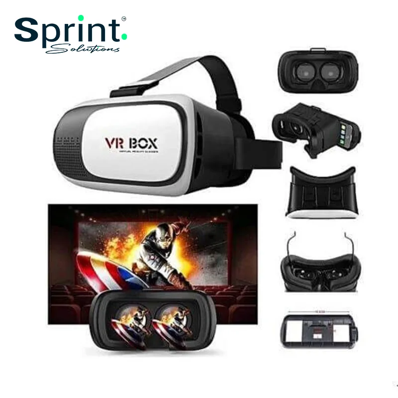 Lunettes De Réalité Virtuelle Plein écran 3D VR Lunettes Avec Télécommande, Lunettes Stéréo 3D VR Originales Pour IPhone 14 13 12 11 Pro Mini X R S