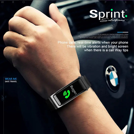 SprintAudio™ Pro - Bracelet connecté 2 en 1 avec écouteurs Bluetooth - CA