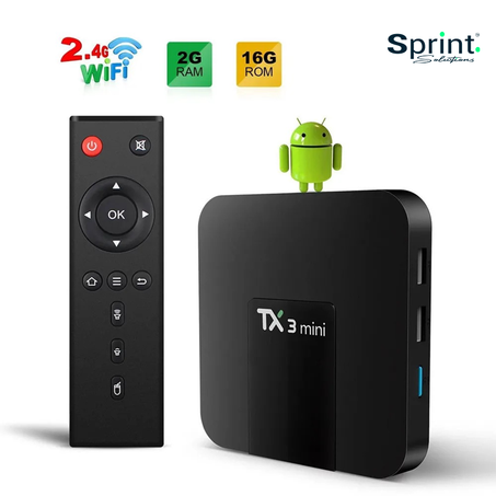 SprintMedia Pro™ - Boîtier Smart TV Tx3 Mini - CA                                          ⭐️⭐️⭐️⭐️⭐️ (32)
