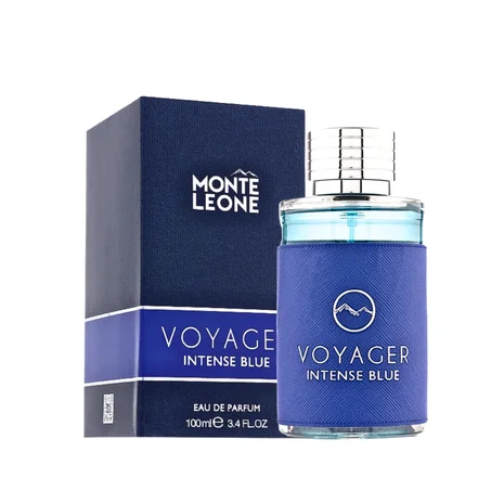 Monte Leone Voyager Intense Blue Eau de Parfum for Men – Fresh Marine Citrus Woody Fragrance