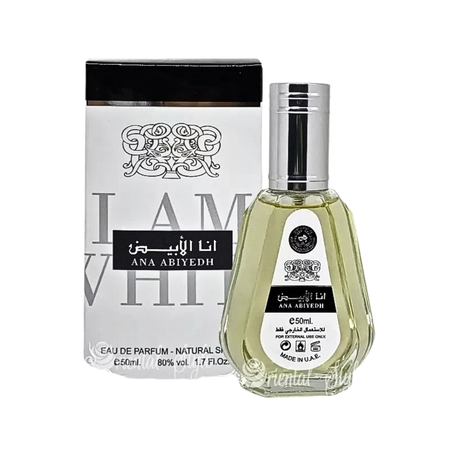 Ana Abiyedh (I am White) - Eau De Parfum - 50ml Spray by Ard Al Zaafaran