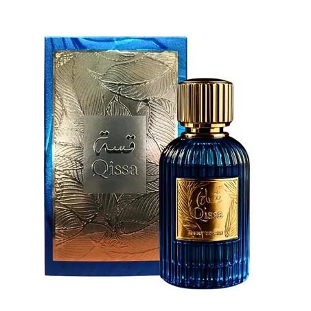 Qissa Blue by Paris Corner Unisex – Fresh Citrus Aromatic Spicy Eau de Parfum 100ml