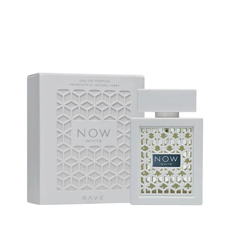 Lattafa Rave Now White Eau de Parfum 100ml Unisex – Fresh Citrus Musky Luxury Fragrance