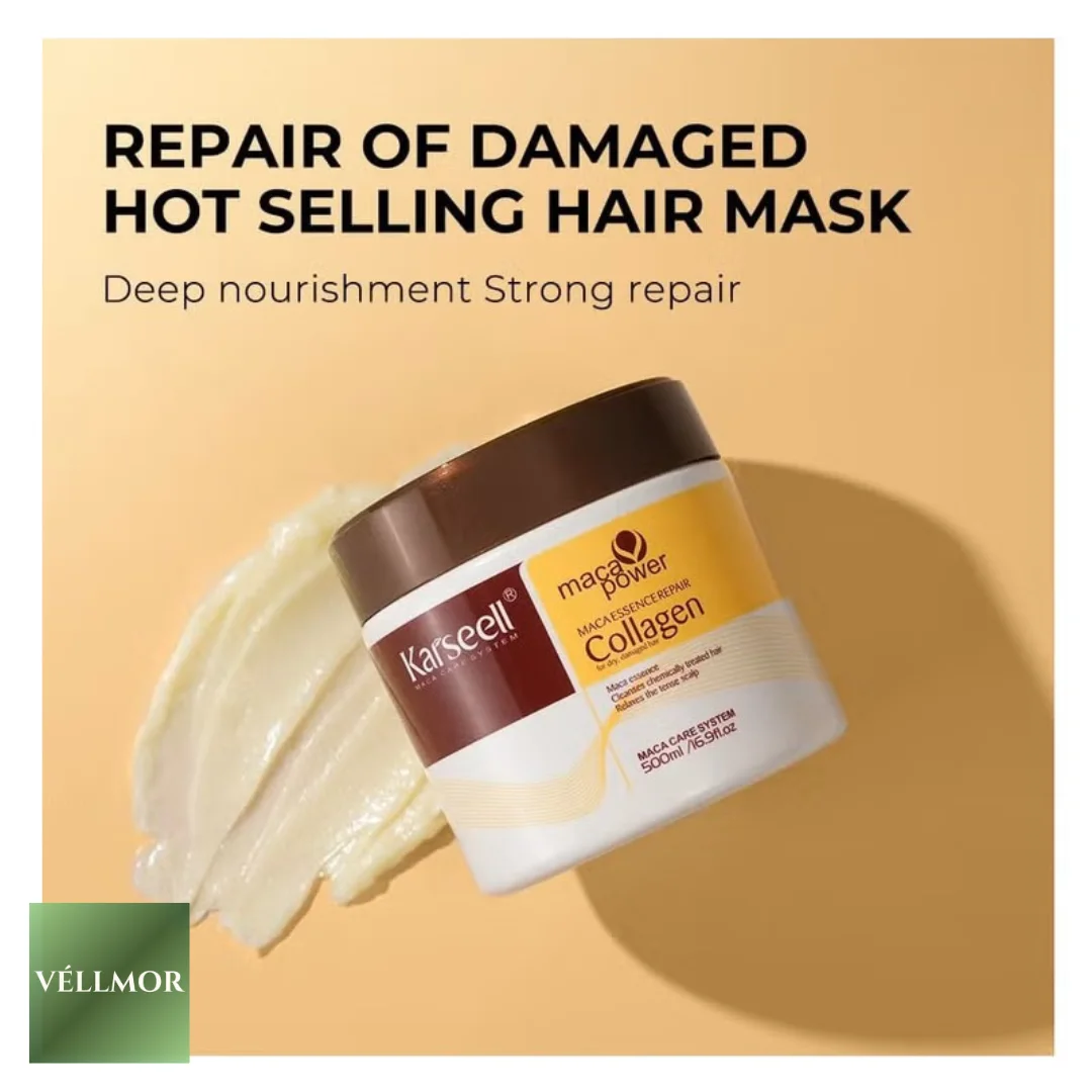 ماسك كارسيل (Karsell) الأصلي بالكولاجين – نعومة الحرير وترميم عميق (500 مل)