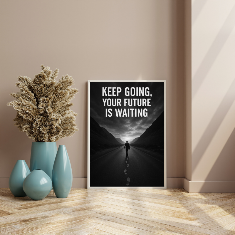 لوحة جدارية KEEP GOING