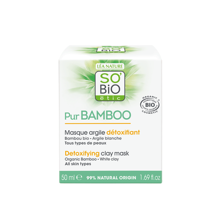 Pur BAMBOO masque Argile detoxifiant