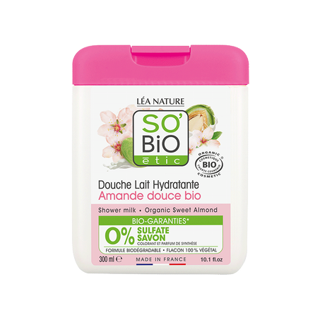 douche lait hydratante amande douce bio