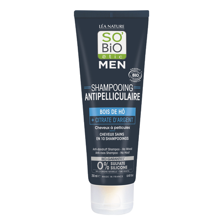 SO BIO HOMME SHAMPOOING ANTIPELLICULAIRE 250 ML