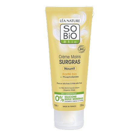 Crème Mains Surgras Karité – Peaux Sèches à Très Sèches – 75Ml