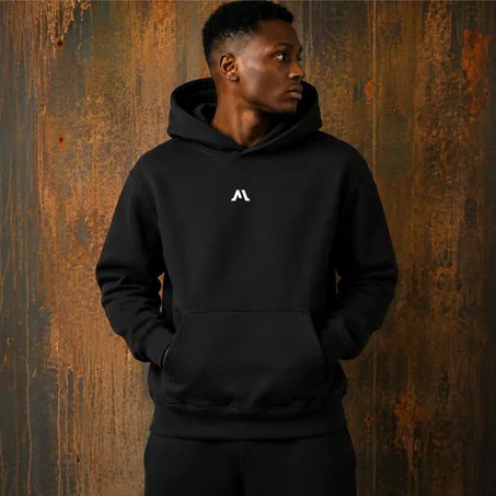 Black Oversized Hoodie