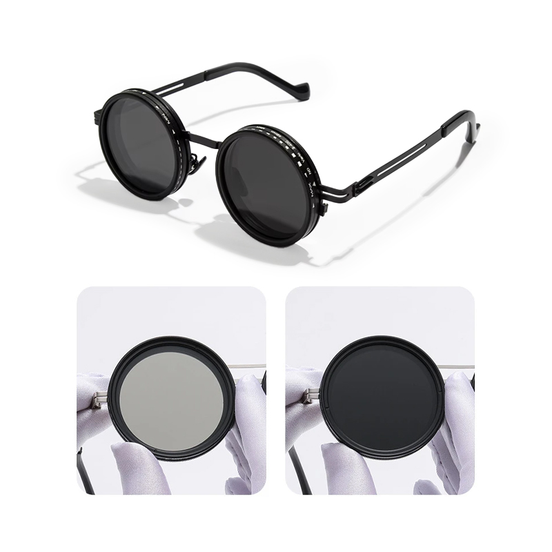 ND2 Adjustable Dimming Polarized Sunglasses Men & Women