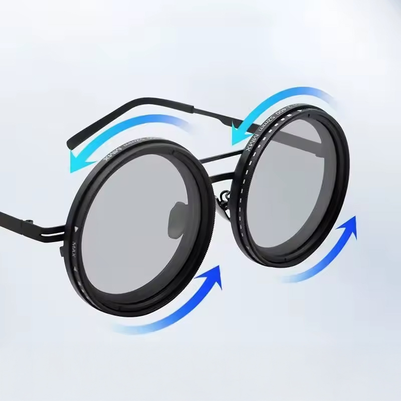 ND2 Adjustable Dimming Polarized Sunglasses Men & Women