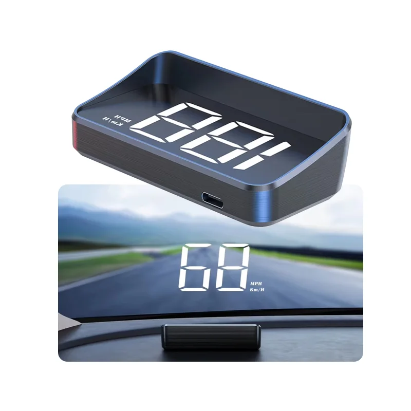 Universal Car Head-Up Display GPS Speedometer – Auto Light Sensor