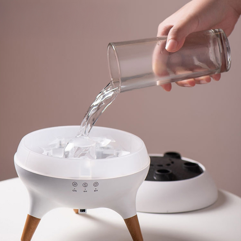 Home Fog Incense Humidifier with Dynamic Spray & Colorful Lighting – Remote Included
