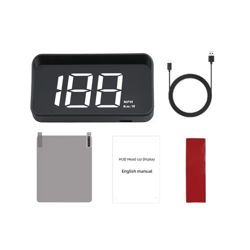 Universal Car Head-Up Display GPS Speedometer – Auto Light Sensor