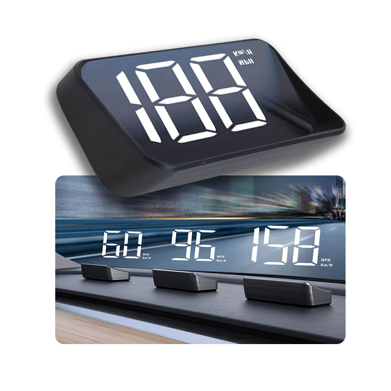 Universal Car Head-Up Display GPS Speedometer – Auto Light Sensor