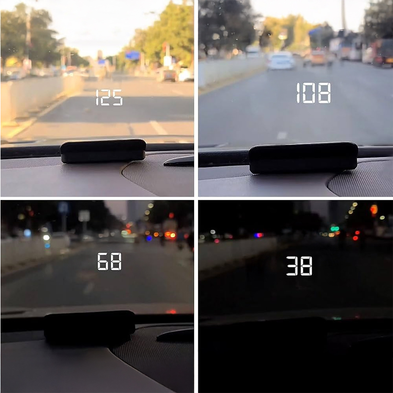 Universal Car Head-Up Display GPS Speedometer – Auto Light Sensor