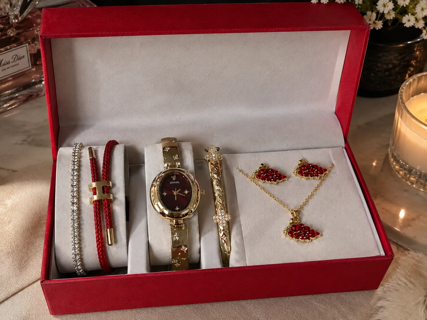 Coffret Élégance Rouge 🔥