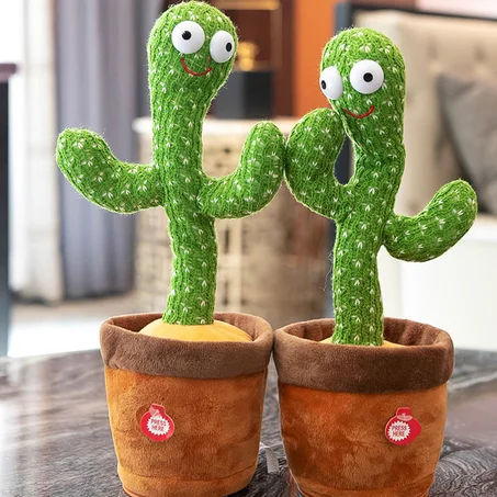 Jouet de cactus dansant super doux