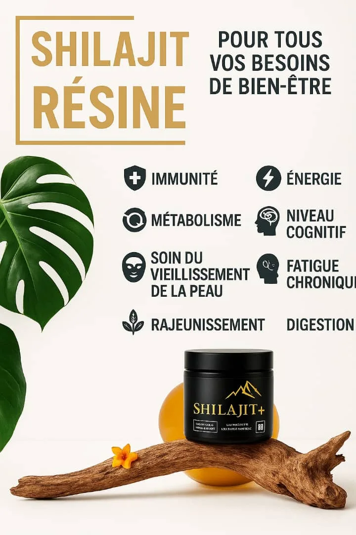 Shilajit+ et ses bienfaits