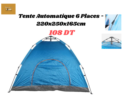 tente automatique 6 -place