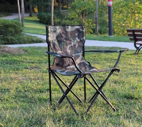 Chaise de camping plage pliante - Fauteuil pliable - Basic - Camouflage