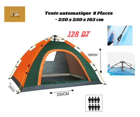 tente automatique  8-place