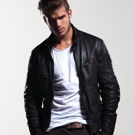 Mens Leather jacket  / سترة جلدية للرجال