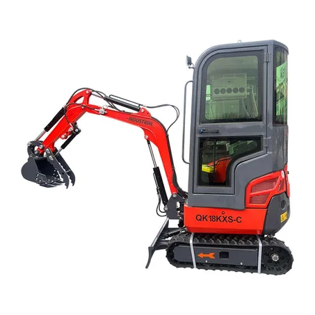 1-Ton, Kubota Engine Mini &amp; Small Excavator w/Air Conditioning, Side Swing &amp; Enclosed Cab | AGT-KH18K-CC