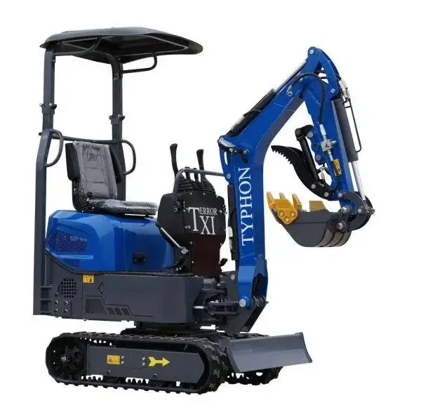 TERROR XI Mini Excavator 1 Ton Digger 13.5hp Gas Tracked Crawler B&amp;S EPA Engine
