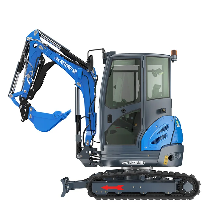 RIPPA R22 Mini Excavator - 2.3 Ton Compact Excavator with Kubota Engine + 12 FREE Attachments