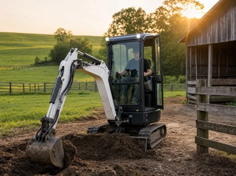Mini Excavators for Farms and Ranches