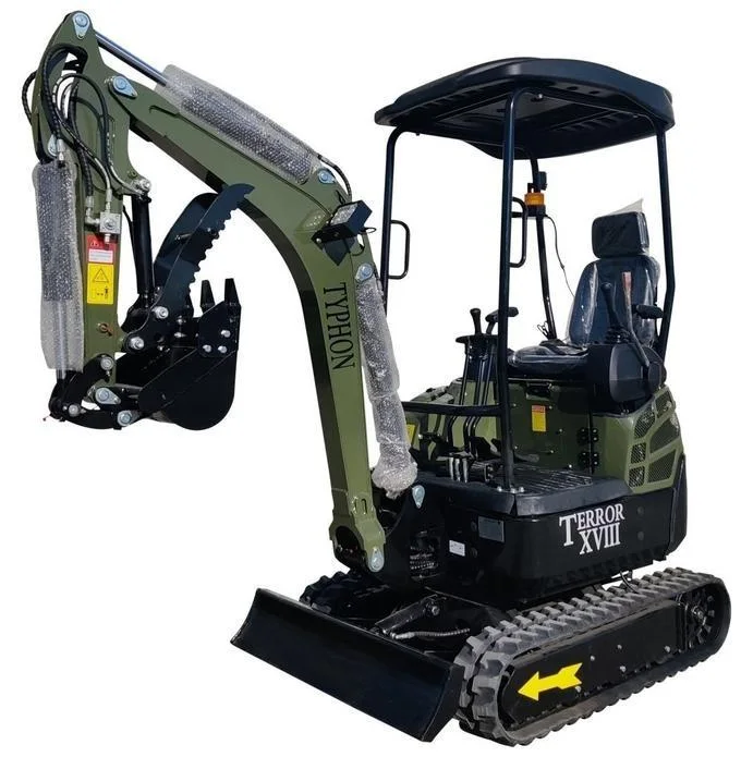 2025 4,000 lb TYPHON TERROR XVIII Mini Excavator - Kubota D902 Diesel Engine | EPA Certified